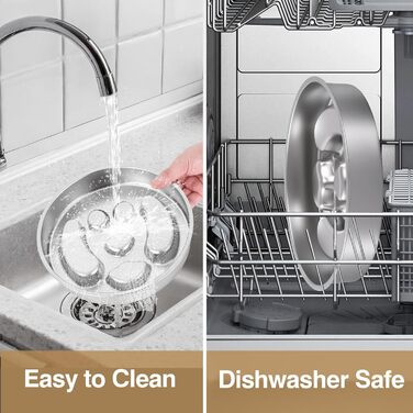 Миска для собак Slow Feeder з нержавіючої сталі з силіконовою основою, 2 чаші, велика місткість, для повільного годування, всіх порід