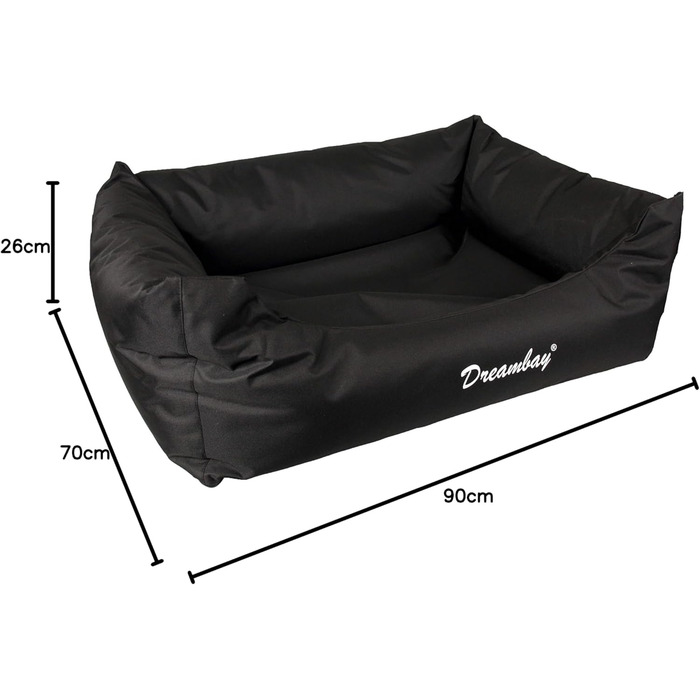 Кенійське ліжко для собак Karlie Dream Black, 100x80x25 см