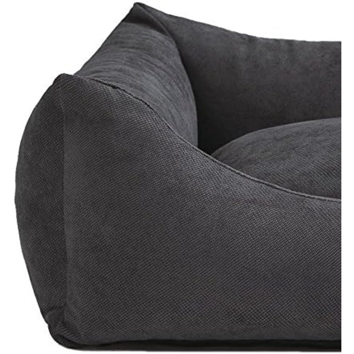 Лежак для собак Sofa Sun 80x60 см, коричневий – 6 розмірів, 4 кольори, м'яке собаче ліжко, килимок, диван, корзина