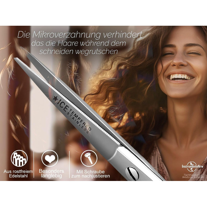 Набір для стрижки волосся 15.24 см: професійні ножиці для стрижки та гребінець