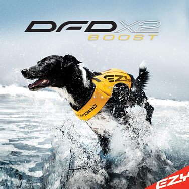 Рятувальний жилет для собак EZYDOG X2 Boost S, рожевий – водонепроникна собача жилетка для плавання, SUP, катання на човні, із ручкою та підвищеною плавучістю