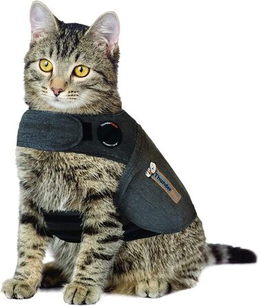 Антистресова жилетка Thundershirt для котів, розмір M, сіра