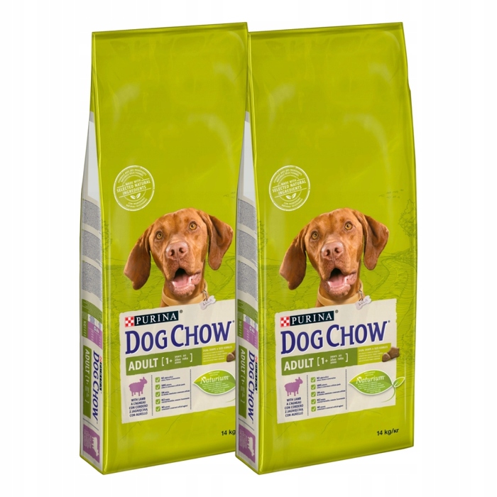 Сухий корм для собак Purina Dog Chow Adult з ягнятиною, 14 кг