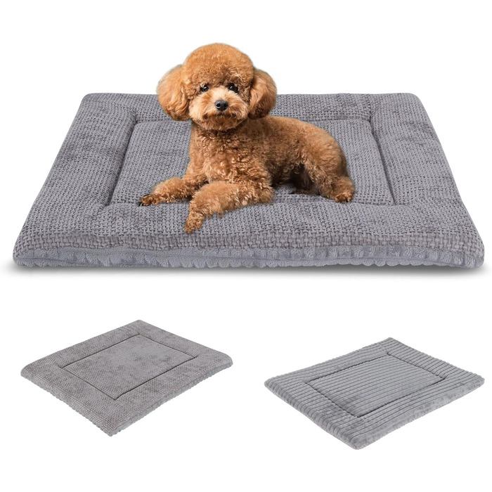 Крісло-ліжко для собак, миється, м'яке, тепле, для маленьких, середніх та великих собак XZ016, сірий, S-60x45 см
