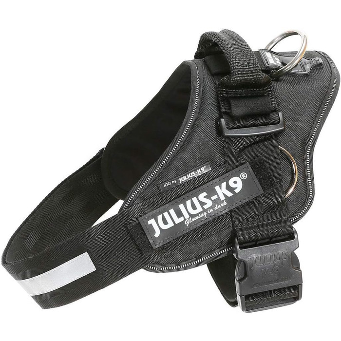 Шлея Julius-K9 IDC з боковими кільцями, розмір 3XL/4, чорна