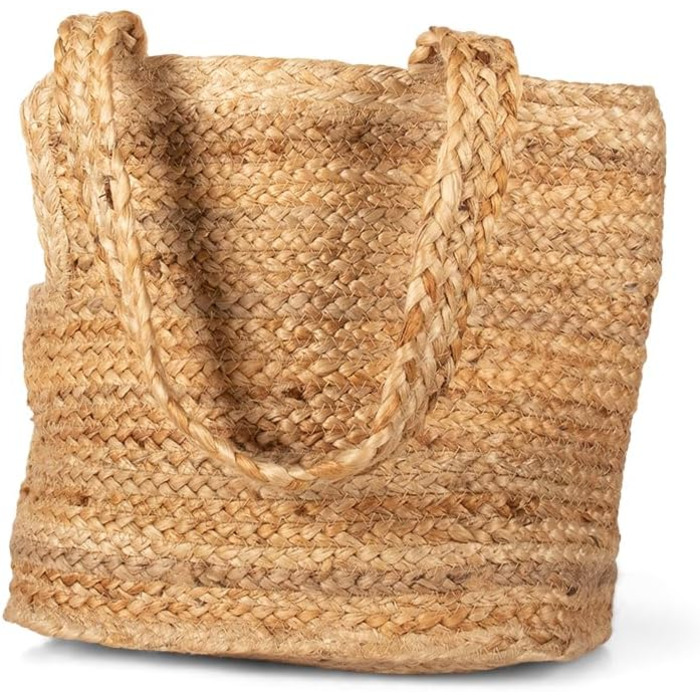 Сумка для собак Dog with a Mission Woodstock: містка переноска для маленьких собак та цуценят, сумка для вигулу, сумка на пляж, джут, 41 x 20 x 30 см