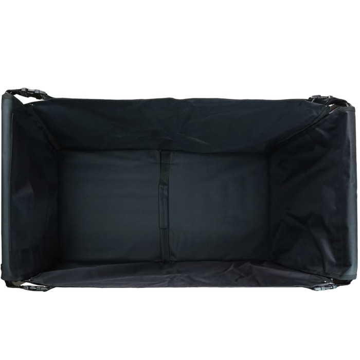 Фросал Візок для собак Бруно, чорний, складний | Транспортний візок для тварин