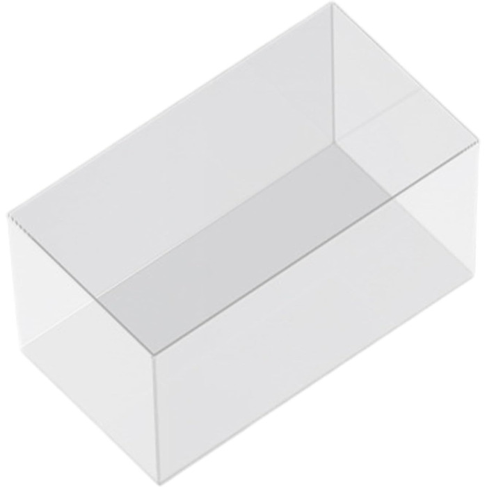 Акваріум Luckxing 29x15x15 см: прямокутний, без рамки, для риб та рослин