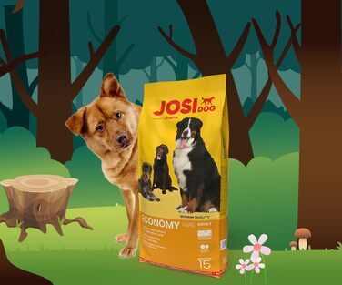 Сухий корм для собак JosiDog Economy Adult для малоактивних дорослих собак, преміум-клас, 15 кг