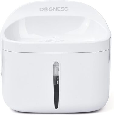 Автоматичний дозатор корму для собак DOGNESS 9L - програмований, з таймером, для великих собак, контроль порцій, білий/блакитний