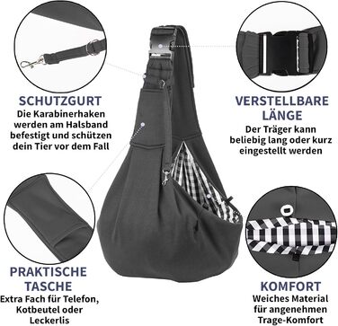 Сумка-переноска для собак та котів до 8 кг, сіра. Ідеальна для прогулянок