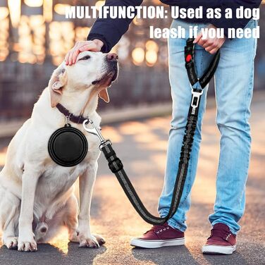 Автомобільний ремінь безпеки для собак DKDDSSS (2 шт.), кріплення для собак, захисний пасок для собак, автогурт для собак