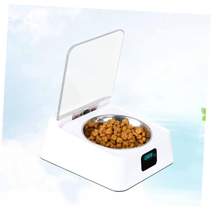 Автоматичний годівниця для котів та собак Kisangel з інфрачервоною індукцією, велике завантаження, антиковзаюча основа