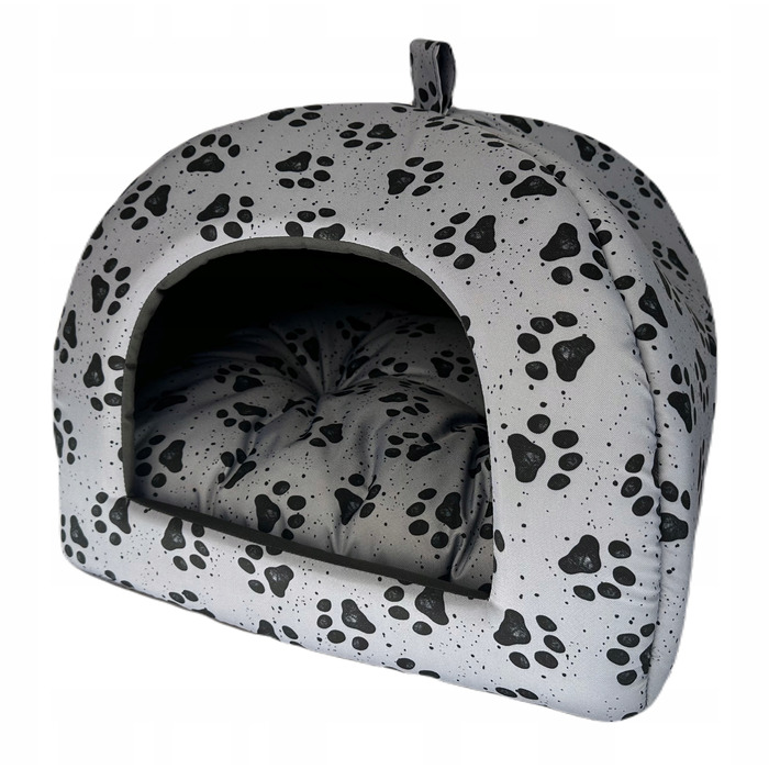Ліжко-будиночок IGLOO для собак та котів, м'яка лежанка 50x50