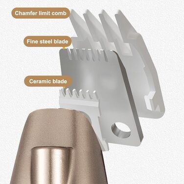 Електрична машинка для стрижки тварин з LED-підсвічуванням, бездротова, USB, для собак, котів, чорна