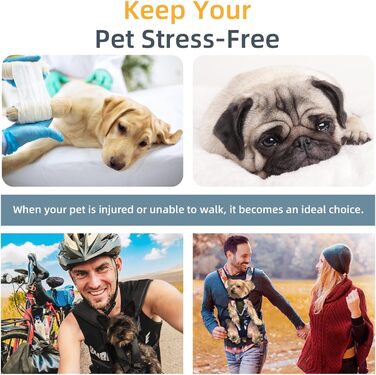 Рюкзак для собак, переноска-рюкзак для собак, чорний та армійний, XL - для малих та середніх порід