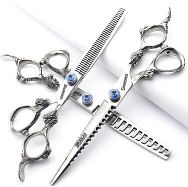 Професійні ножиці для стрижки волосся, 7 дюймів (3 шт.) - для жінок, чоловіків, дітей