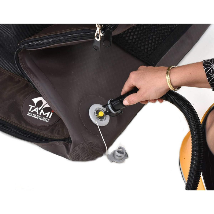 Надувна переносна собача будка TAMI M - переносна собача будка, переносна клітка для собак, автокрісло для собак