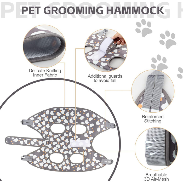Нашийник для собак та котів, гамак для грумінгу, розмір XL