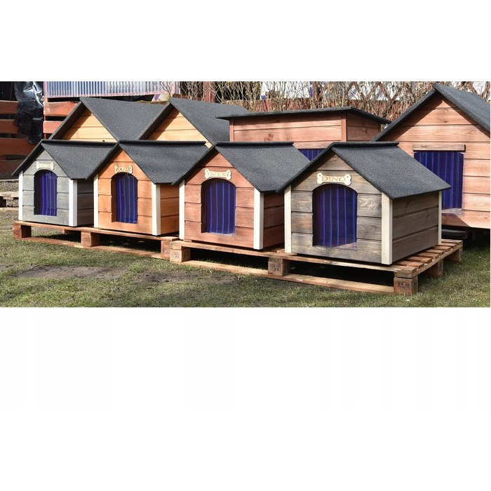 Буда для собак Drewmart, дерево, зовнішні розміри: 64 x 53 x 56 см