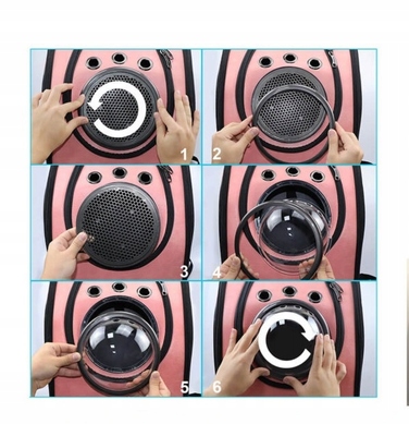 Космічний рюкзак-переноска для собак та котів (I196)