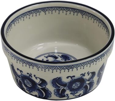 Набір мисок для корму та води для собак та котів SYNWISH, 14.7 x 18.3 x 6.1 см, блакитний та білий