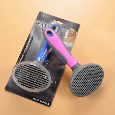 Гребінець для вичісування шерсті собак та котів, видалення відмерлої шерсті та ковтунів, чорний