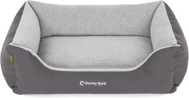 Ліжко для собак Doctor Bark - м'яке та пухнасте для середніх собак. Легко миється, міцне, затишне. Виготовлено в Німеччині, GreenLabel