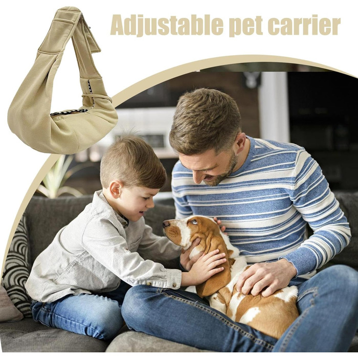 Сумка-переноска для собак | Дихаюча переноска для цуценят з вентиляцією - легкий багатофункціональний аксесуар для подорожей, походів, активного відпочинку, прогулянок, громадського транспорту та покупок, хакі
