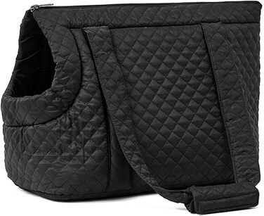 Сумка-переноска для маленьких собак - бавовняна переноска для собак, легка зимова переноска для тварин | Переноска для собак, цуценят та кошенят, переноска для домашніх тварин чорного кольору