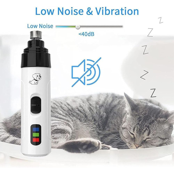 Триммер для обрізки кігтів Orthopfote Pro 2026 - тиха обрізка, без вібрації, для собак