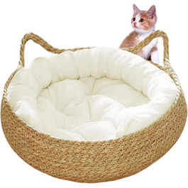 Кігтеточка-гніздо для котів Obelunrp, 43 см, круг, з м'яким подушкою, стійка до подряпин, для дому, для кошенят та великих котів