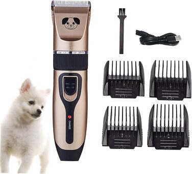 Ножиці для собак Beavorty з керамічним лезом, R-подібний кут, тиха та потужна модель для безпечного догляду за шерстю