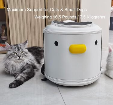 Рюкзак для домашніх тварин: переноска для собак та котів вагою до 15 кг