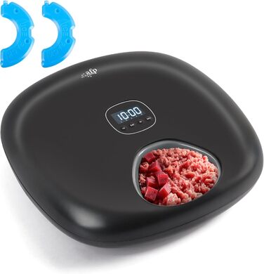 Автоматичний дозатор корму для котів FÜR Pfoten: 6 порцій, з охолодженням, програмований таймер, USB-живлення