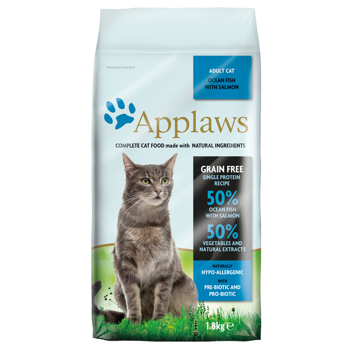 Сухий корм для котів Applaws Cat Риби океанічні та лосось, 6 кг