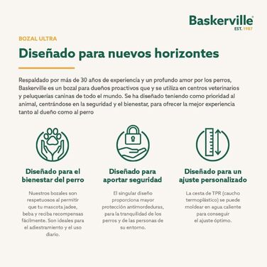 Повідець-намордник Baskerville Ultra №4 для середніх і великих собак, патентований, дозволяє пити, їсти та дихати, запобігає укусам і підбору їжі