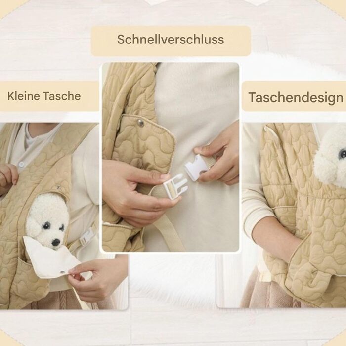 Рюкзак для кота | Дихаючий та м'який з кишенями, переноска для маленьких собак та кошенят, для подорожей, кемпінгу, прогулянок та їзди на коні (Хакі)