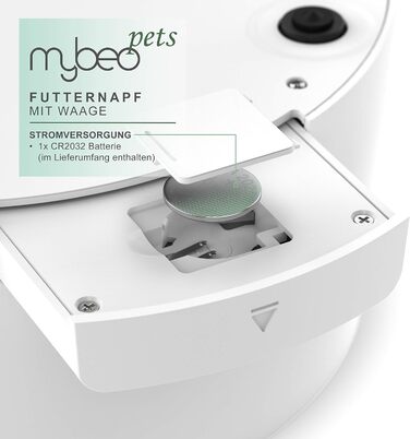 Миска для корму та води з нержавіючої сталі з вбудованими терезами для собак та котів - до 5 кг, знімний об'єм 1000 мл, функція тарування, LCD дисплей, для Барфа, миска для годування