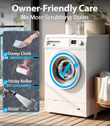 Захисний чохол на сидіння для собак PetGenie, військовий захист 10 шарів, безпека 12 точок, водонепроникна підстилка з твердим дном для SUV