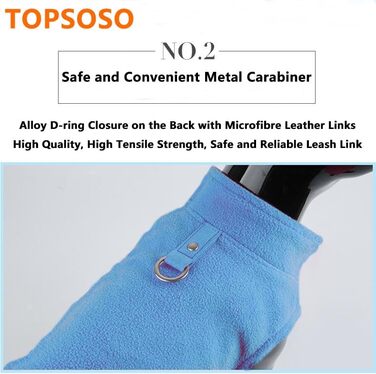 Тепла жилетка для собак з D-кільцем, м'яка та зручна, однотонна, для зими, підходить для котів та собак (зелений, синій, L)