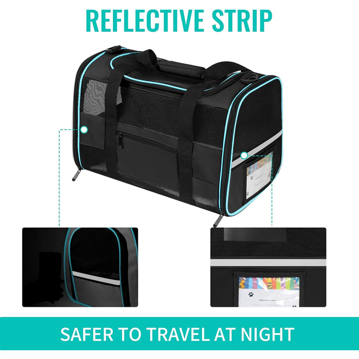 Трансформер для котів та собак, велика переноска для тварин, чорна, 25 л