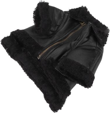 Зимовий теплий куртка для собак від TARSHYRY: шкіряна вітронепроникна модель для великих, середніх та маленьких собак. Стильний мотоциклетний одяг для тварин (XL)