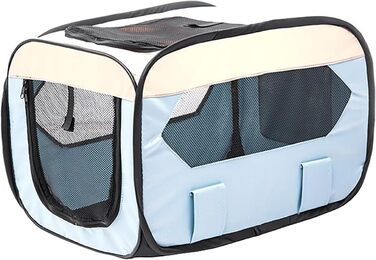 Складана переносна водяна переноска для собак та котів, 600D, XL (80x56x56 см), блакитний