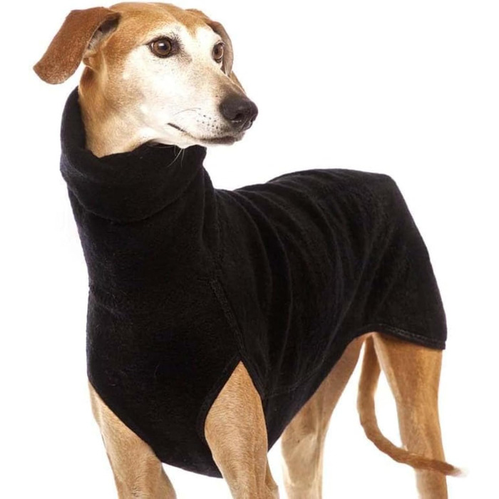 Теплий одяг для великих собак на осінь та зиму: сорочки, светри, жилети, куртки. Розміри до 5XL. Чорний колір.