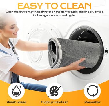 Самогріюча ковдра для котів та собак - тепла підстилка для тварин, XL 58x88 см