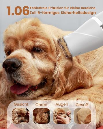 Набір 4 в 1 для догляду за собаками: машинка для стрижки, триммер для лап, точилка для кігтів, для собак та котів