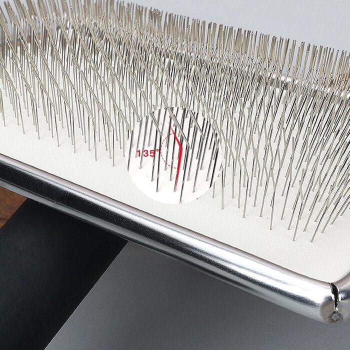 Щітка для грумінгу собак та котів, гребінець для видалення підшерстка, інструмент для догляду за шерстю, металеві щетинки