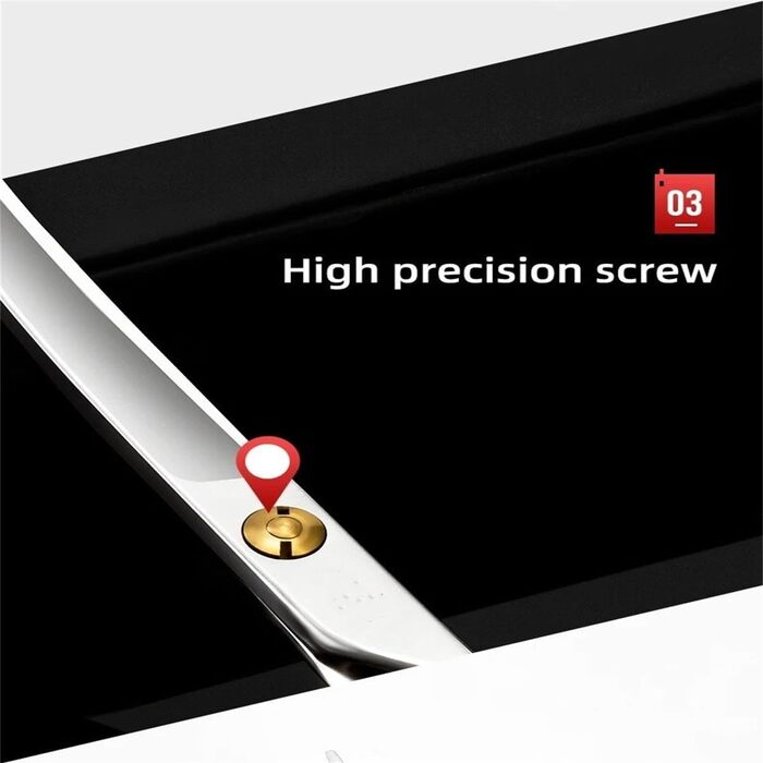 Професійна вигнута ножиця для грумінгу собак Golden - 7 дюймів, з ергономічною ручкою, з нержавіючої сталі 440C