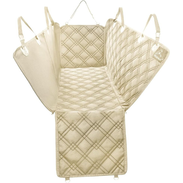 Чохли на сидіння для собак Meadowlark Beige: захист та унікальний дизайн для автомобіля. Стандартний розмір (54' x 58')